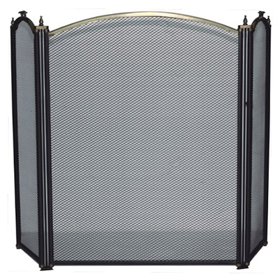 Stove fire screen 3AB, 60x95 cm, Antique