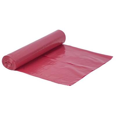 Waste bags ROLO LDPE T711.05, 070x110x0,05 mm, red, 15 pcs, 120 lit.