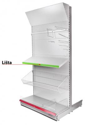 Holder Racks H12 for price tag, 0950 mm, green *M*