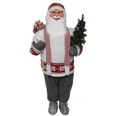 Christmas decoration XmC615, Santa with scarf, 150 cm
