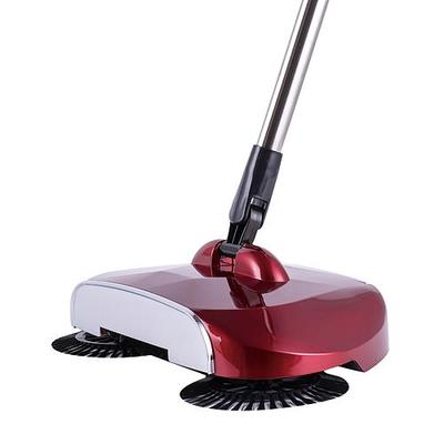 Hand propelled sweeper Sandy EF1, chromiun/red