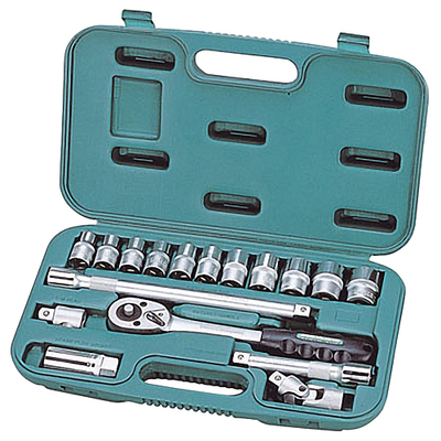 Tool and socket wrench set 17 pcs Honiton, 1/2", 4-13mm