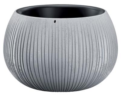 Flowerpot BETON Bowl, 29/19x20 cm, gray
