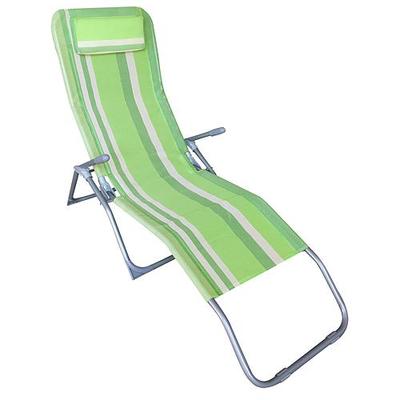 Sunbed CUBA, green, 140x60x96 cm
