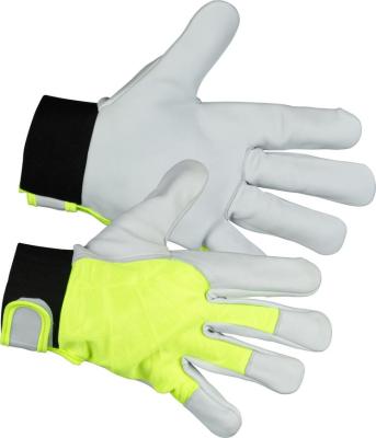 Gloves Strend Pro Marvic High Vision, textile/leather with reflective elements, size 11/XXL, blister