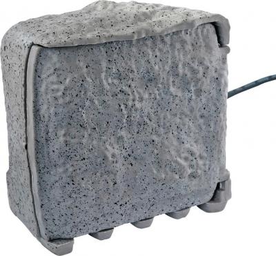 Socket Strend Pro, waterproof, garden, stone imitation, IP44, box, 4x socket, 3 m cable