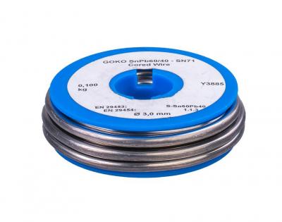Cin na spájkovanie MTL 401 F-SW32 3,00 mm • 100 g, S-Sn60Pb 40E