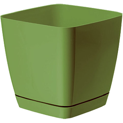 Flover pot square 15x14,5cm /2,5l it. Toscana, olive