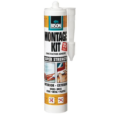 Glue Bison Montage Kit, 310 ml, montážne