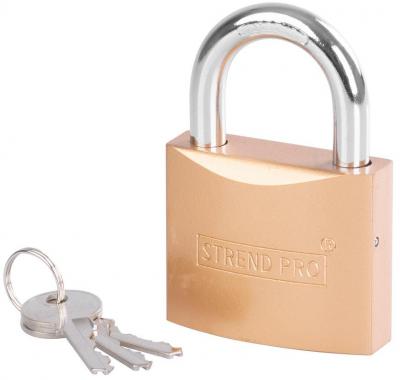 Padlock Strend Pro FT 63 mm, hanging, gold