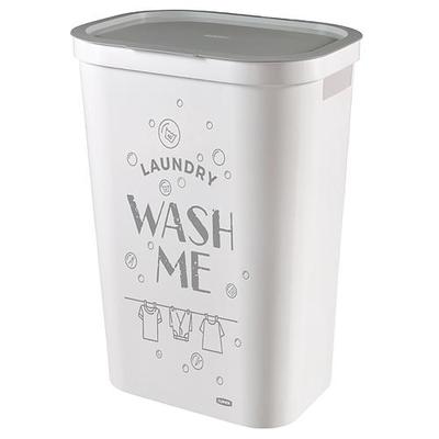 Laundry basket Curver® INFINITY 59L, Wash Me, 60x39x28 cm