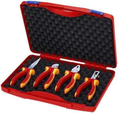 Sada kliesti KNIPEX 00 20 15, v kufriku, 4 dielna, VDE