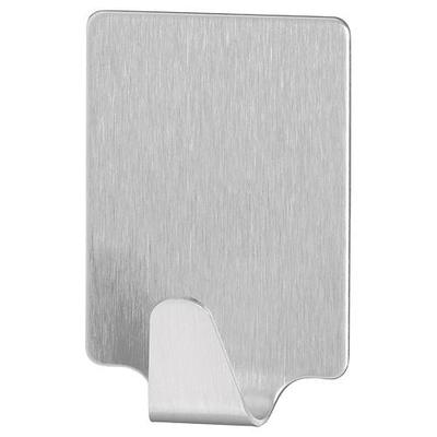 Hook tesa® Permanent, rectangle L, polished stee