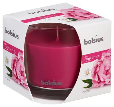 Candle Bolsius Jar True Scents 95/95 mm, peony