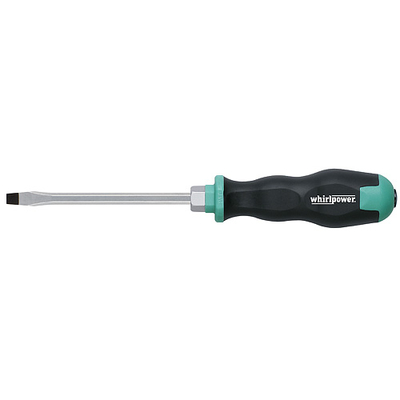 Flat Screwdriver with go- thru blade and metal cap Whirlpower® 5.5 / 100mm hexbolt