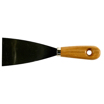 Putty knives 090mm Strend Pro, steel, wooden handle