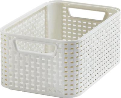 Laundry basket Curver® STYLE2 S, cream, 28x12x19 cm
