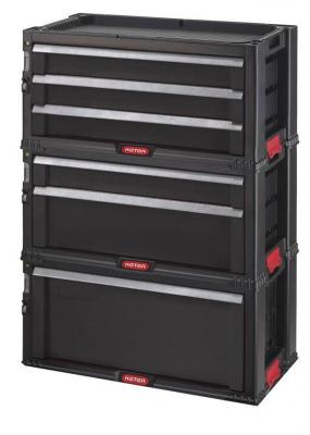 2.TRIEDA Box Keter® 17201228, TOOL CHEST SET, 6 zásuviek, 56x75x29 cm, na náradie