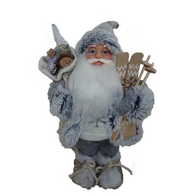 Santa Claus, standing, 30 cm, Gray