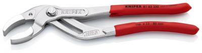 Klieste KNIPEX 81 03 250, 250 mm, na sifon, plast. konektory a trubky