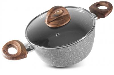 Pot MagicHome Marble Line 20 cm, 2,2 lit., with lid