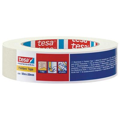 Tape tesa® PRO, masking, 50 mm, L-50 m, transparent, indoor