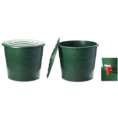 Bucket Toomax Ecotank 500 lit, 103 cm, with lid, valve