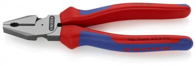 Klieste KNIPEX 02 02 180 SB, 180 mm, silove, kombinované, DIN5746