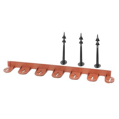 Garden Border PalisGarden 3,00 m, terracotta, pack. 5 ks 600x38x90 mm, UV, 12 spikes