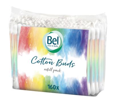 Cotton Swabs Bel Rainbow, 160 pcs