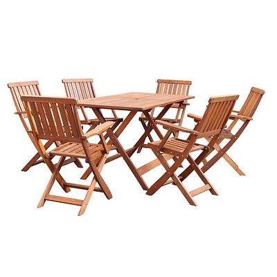 <p>Set LEQ MARIBO, terrace, wooden, 1+6</p>