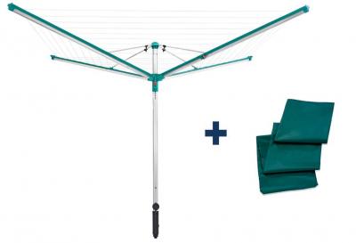 Clothes dryer LEIFHEIT 82008 Linomatic 600 Deluxe Cover, for laundry, garden, outdoor, with cover