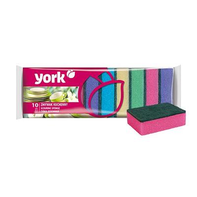 Scouring sponge York 030030, dish sponge, 9x6x2.9 cm, bal. 10 pcs