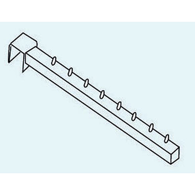 Hanger Racks H21 0400x25x25x1.2 mm, with spikes