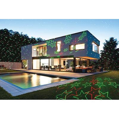 Laser projector MagicHome, Star snowflake, IP44