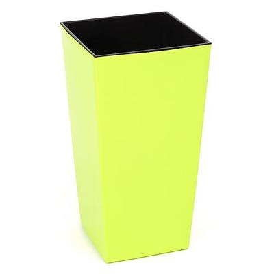 Flower pot FINEZJA, 190x190x360 mm, lime