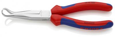 Kliešte KNIPEX 38 95 200, 200 mm, polguľaté, zahnuté 45°, zapaľovacie sviečky