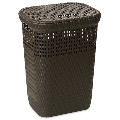 Laundry basket DEAhome Rattan Linen 60 lit, brown