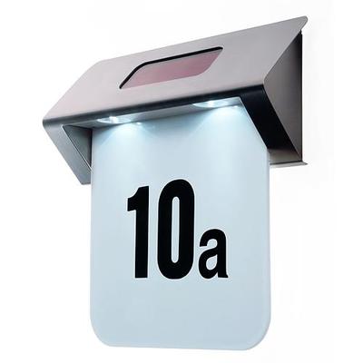 Solar House Number, 2 Led, AA