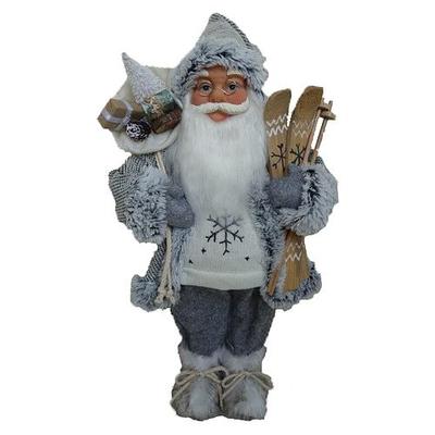 Santa Claus, standing, 45 cm, Gray