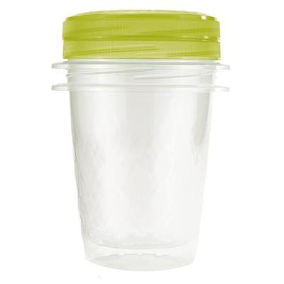 Food container Curver® TAKE AWAY TWIST 2x1L, green, 11x11x18 cm