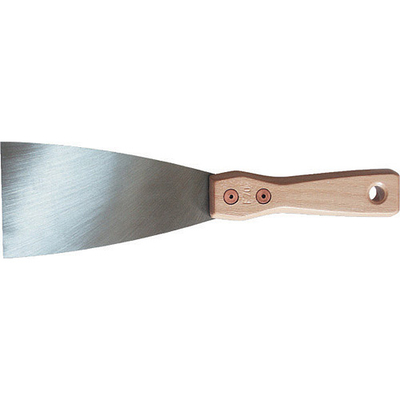Putty knives York® 850/030 mm, steel, wooden handle