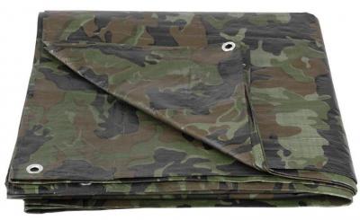 2.TRIEDA Plachta Tarpaulin Khaki 3x4 m, 80 g/m, zakrývacia, oliva/kamufláž