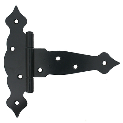 Lace hinges black japanned,without screw 127mm