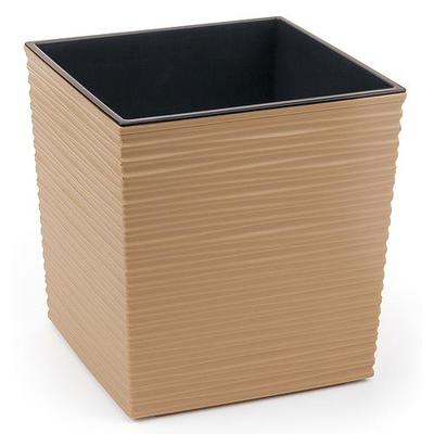 Flower pot JUKA DŁUTO, 250x250x260 mm, cappucino