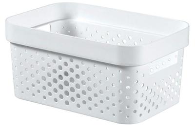 Laundry basket Curver® INFINITY RECYCLED 4.5L, white, 26x12x18 cm