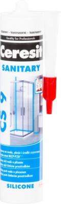 Silicone CERESIT CS9, 280 ml, Sanitary Standard, transparent