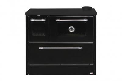 Stove 701-G OMEGA Kuzine, with glass, black, right outlet