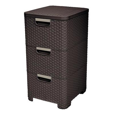 Chest of drawers Curver® STYLE, Dark brown, 32x37x63 cm