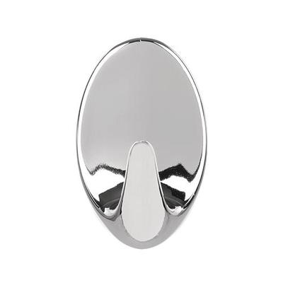 Hook tesa® Permanent, oval L, glossy, plastic